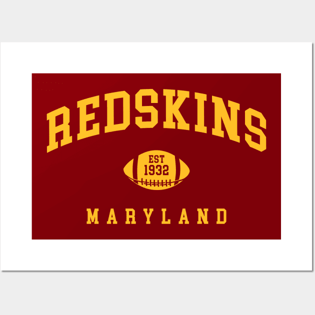 The Redskins Wall Art by CulturedVisuals